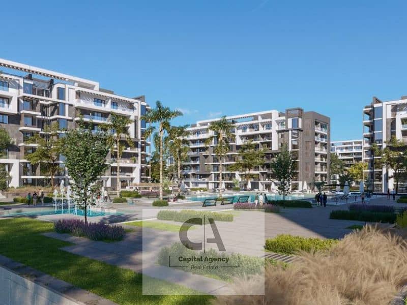 شقه للبيع بسعر الكاش في كمبوند الباتيو اورو في التجمع الخامس - لافيستا | تقسيط علي اطول فتره سداد خصم كاش 23% * EL Patio Oro * 0