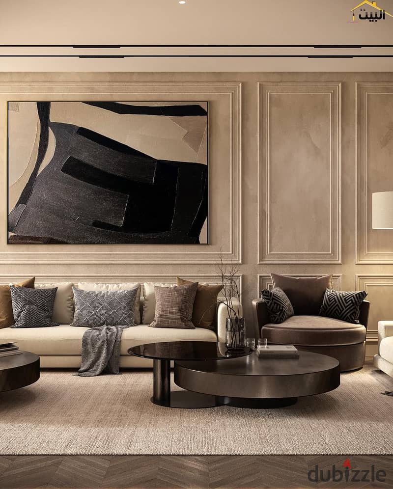 بارخص سعر شقة للبيع في العاصمة الاداريه منطقة R8 علي الجولف مباشرا ريسيل تكلمة اقساط بمقدم 837 الف جنيها 0