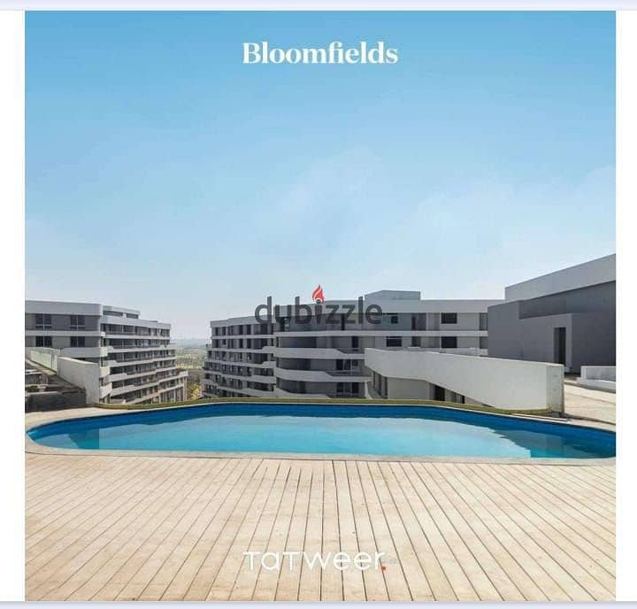 شقة بحديقة للبيع في بلومفيلدز 138م² استلام فوري 2 غرفة نوم 3 حمام بأقل سعر كاش 0