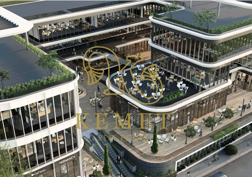 عقار تجاري 954 م هايبر ماركت فرصة 90 الشمالي الوحيد الموجود بالبنفسج عمارات استلام 3 سنوات اعلي كثافة سكانية سعره ممتاز مقدم 10% التجمع الخامس 0