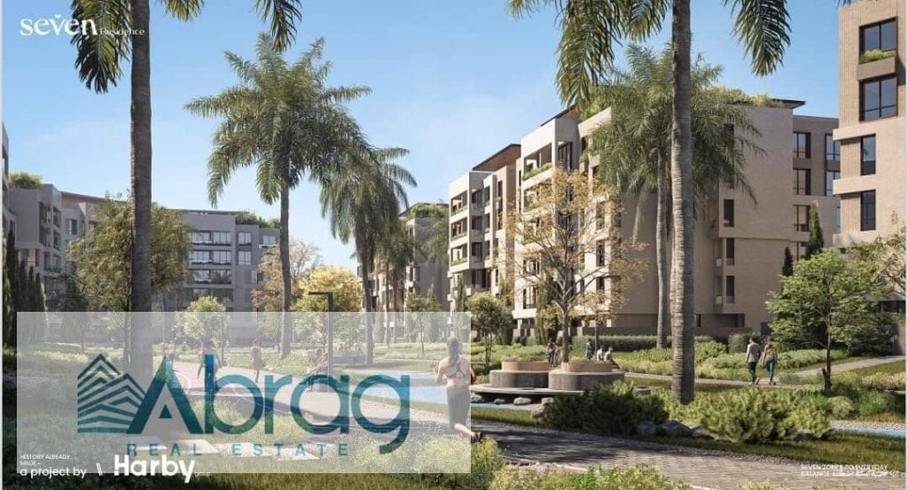 للبيع شقة 143م بسعر اللونش مقدم10% في مشروع Seven Residence  أكتوبر 0
