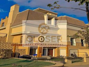 7,979,000 ج.م للبيع S Villa كورنر 212م بأقل سعر قبل زياده الاسعار بكمبوند سراي قسط ع12سنه