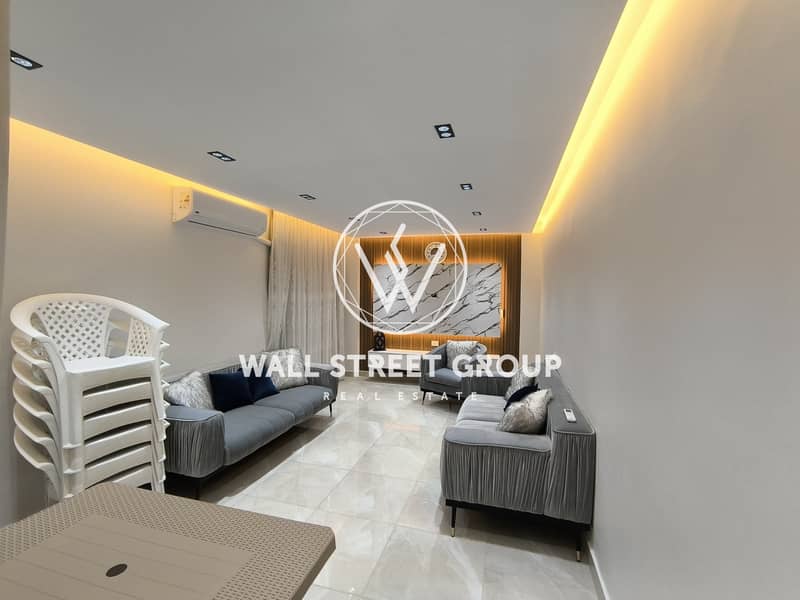 شقة فوري للبيع بالفرش والاجهزة والتكيفات في مدينتي B1 القاهرة الجديدة 0