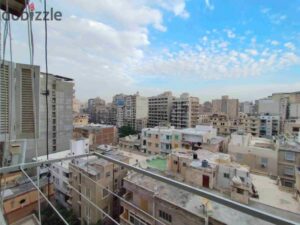 لعشاق السكن الراقي والمتميز شقة للبيع في استانلي شارع دمياط مساحه 160م علي بعد خطوات للبحر مطلات مفتوحه بالكامل برج مرخص بالكامل 4,500,000 ج.م