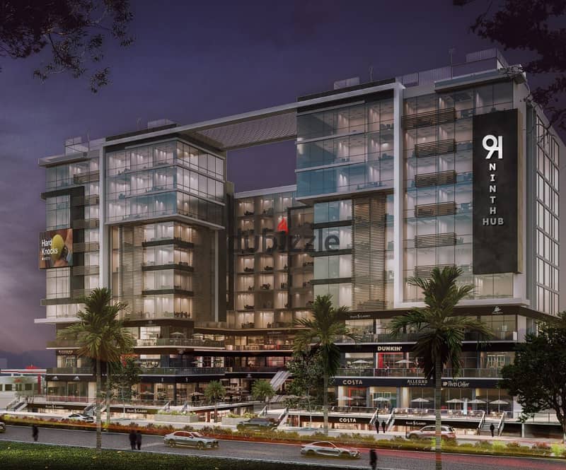 للبيع مكتب 22م مول ناينث هاب 6 اكتوبر علي المحور المركزي دايركت لوكيشن مميز بمقدم 10% واقساط تصل الي 12 سنه اقوي فرصه استثماريه 0