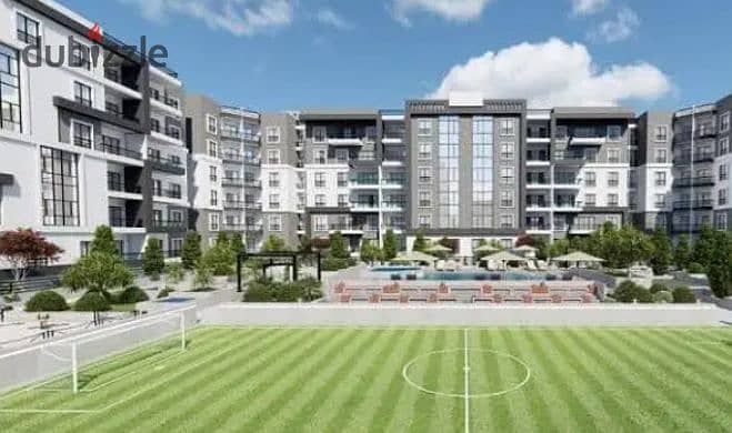 شقه بجاردن للبيع في قلب الشيخ زايد بڤيو لاند اسكيب تشطيب بالكامل استلام فوري 0