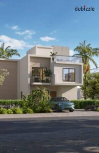 13,300,000 ج.م تاون هاوس كورنر للبيع في موقع مميز في الحزام الأخضر في الشيخ زايد