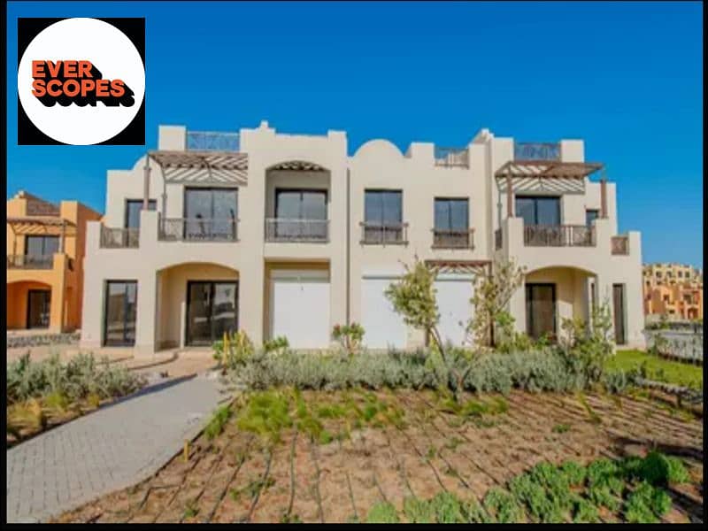 توين هاوس للبيع متشطب بالكامل بالقرب من الجونه من ( اوراسكوم )علي البحر مباشره مكادي هايتس 0