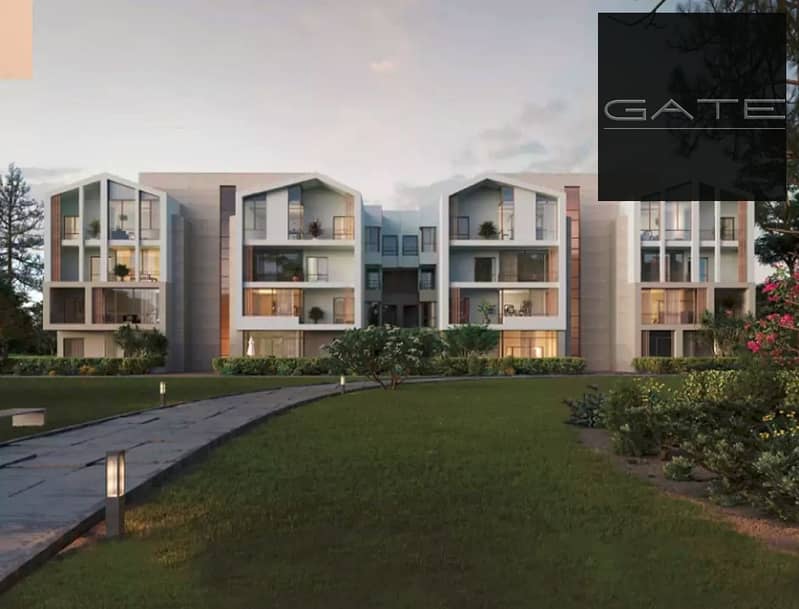 دوبلكس للبيع بجاردن ف كمبوند سوديك الشيخ زايد اكتوبر تشطيب كامل برايم لوكيشن بالقرب من المحاور الرئيسية ومطار سفنكس 0