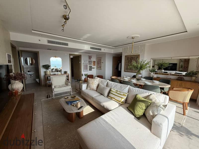 استوديو مميز للبيع  في ابراج زيد الشيخ زايد - متشطبه + التكيفات  و المطبخ جاهز للمعينه 0