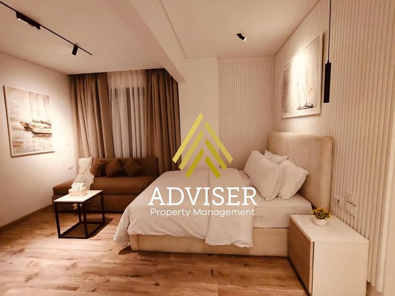 شقة فندقية متشطبة للبيع بمقدم 5% في سولاي التجمع الخامس بجوار الجامعة الامريكية - ليفينج ياردز 0