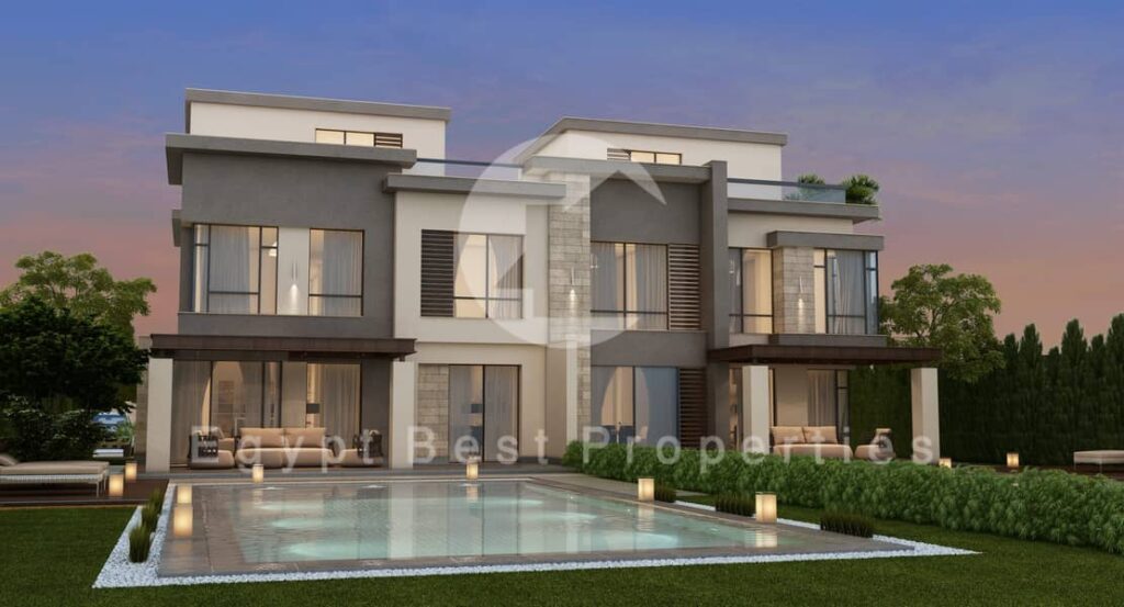 أقل سعر في السوق | توين هاوس بموقع استثنائي وفيو لاندسكيب مفتوح | Villette – Sodic 0