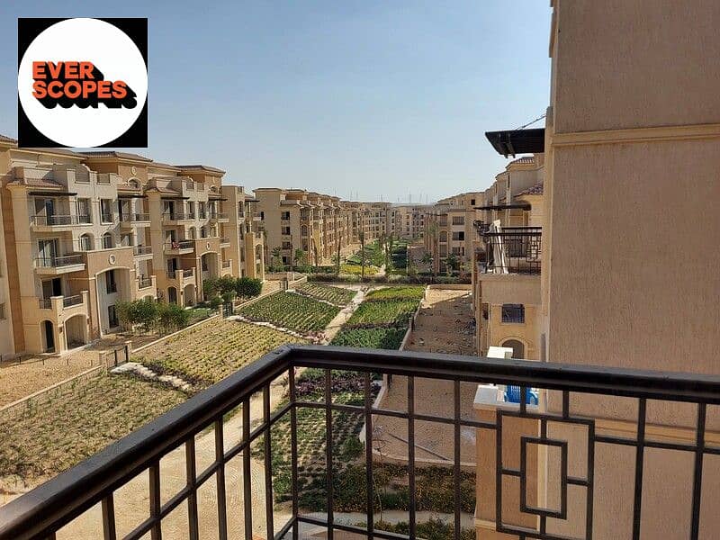 شقه للبيع 3 غرف استلام فوري في كمباوند بسعر قديم فيو بانوراما علي جاردن 0
