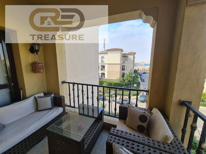 شقة بالمطبخ والتكييفات للإيجار في ميفيدا-mivida-القاهرة الجديدة 0