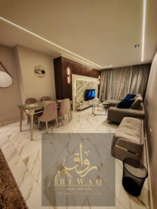 للايجار شقه تشطيب و فرش الترا مودرن غرفتين للمدد الطويله 36,000 ج.م