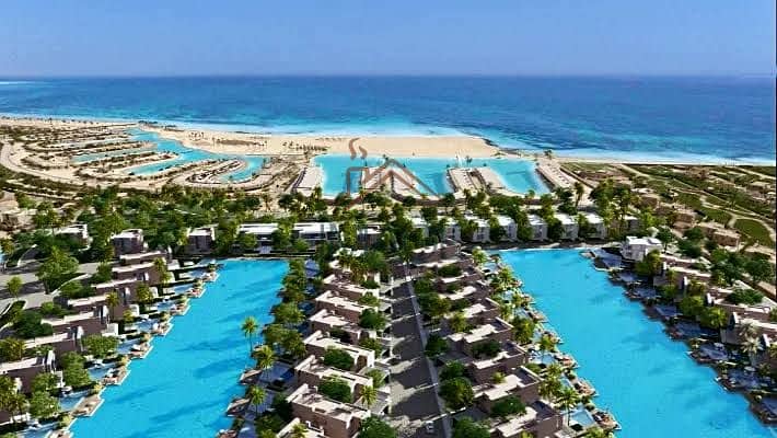 شاليه للبيع 115م بحديقة في هاسيندا باي تشطيب كامل 0