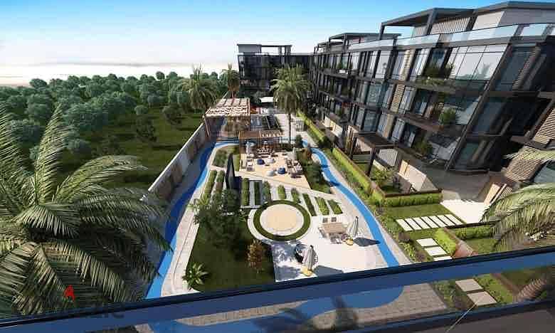 شقة بمساحة فيلا 206م في الشيخ زايد امام هايبر وان 0