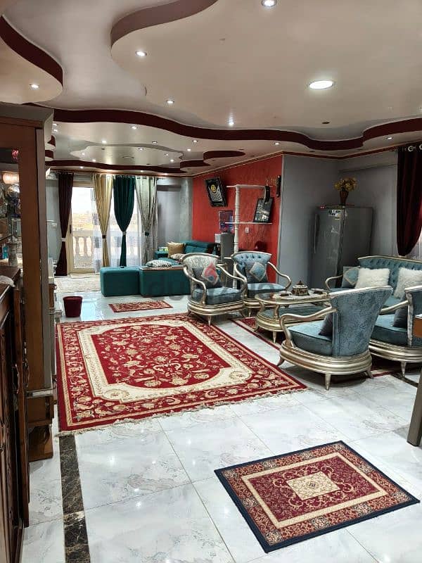 شقة للبيع المدخل الأول سموحة الجديده خلف كباب اوزي 0