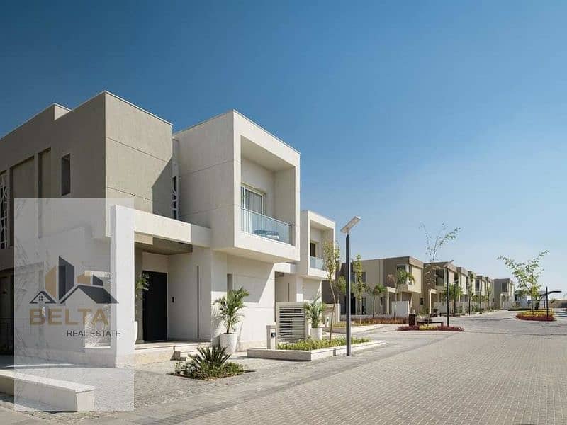 فيلا  فيو لاندسكيب للبيع بالتقسيط فى باديه من بالم هيلز قرب او ويست 0