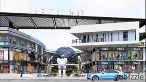 مطعم وكافيه للبيع 25.65م the capital way mall على طريق السويس مباشرة على بعد دقائق من مدينتى و الشروق وامام العاصمة الادارية مدينة بدر badr city 4,132,500 ج.م