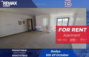 شقة للايجار بالمطبخ والتكيفات في باديه بالم هيلز 20,000 ج.م