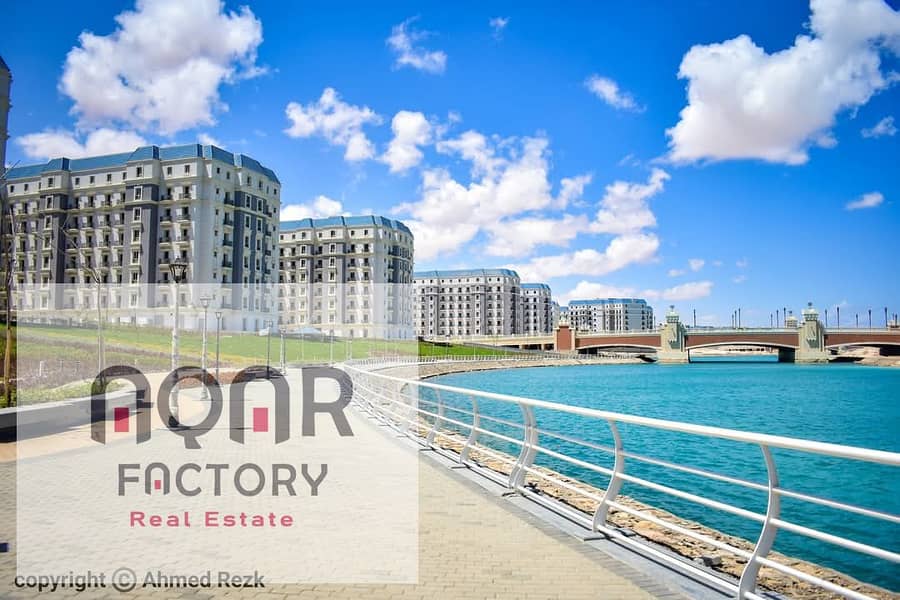 للبيع بأقساط 12 سنة بجوار أبراج العلمين و الحي اللاتيني شاليه بفيو مميز على لاجون في قلب مدينة العلمين بالتقسيط Alamein City 0