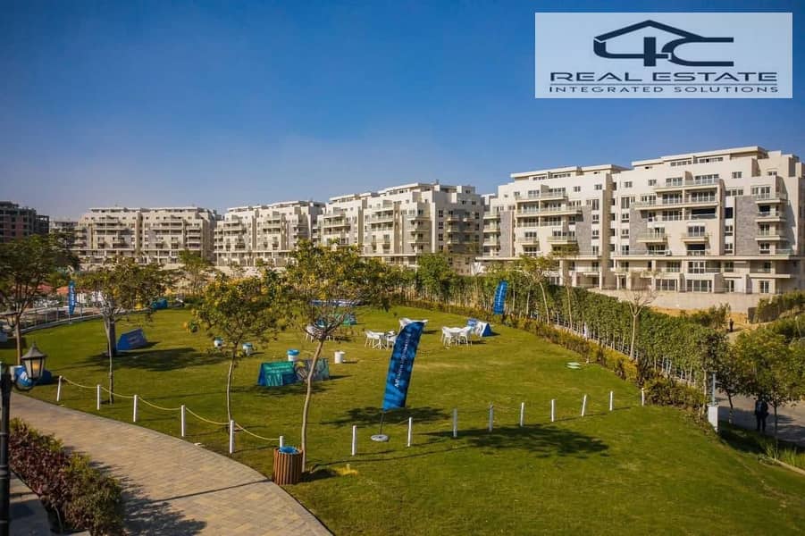 شقة بجاردن للبيع في Mountain View ICity القاهرة الجديدة،140م استلام فوري اقل ارضي بجاردن  في ماونتن فيو , double view,  بالقرب من بالم هيلز 0