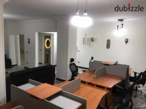 مكتب مفروش ومكيف بالكامل من عباس العقاد مدينة نصر 60,000 ج.م