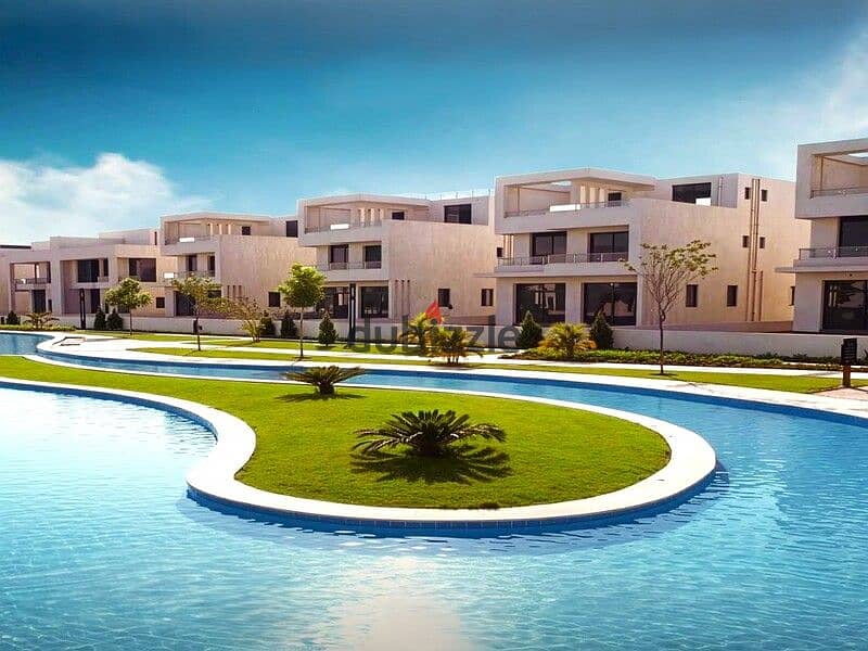 تاون كورنر فوري جاهز للسكن للبيع كمبوند ليك ويست 1 الشيخ زايد 0