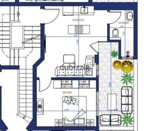 استديو بيزمنت للبيع التجمع الاندلس بالقرب من هايد بارك 1,600,000 ج.م