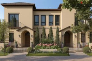 تاون هاوس استلام فوري للبيع فى الشيخ زايد كمبوند فيلدج ويست لشركه دره في الشيخ زايد بالقرب هايبر وان و كمبوند رويال سيتي و كايرو جيت اعمار Zayed 12,600,000 ج.م