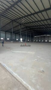 مصنع للايجار مساحه المصنع 10000م نشاط هندسى 1,300,000 ج.م