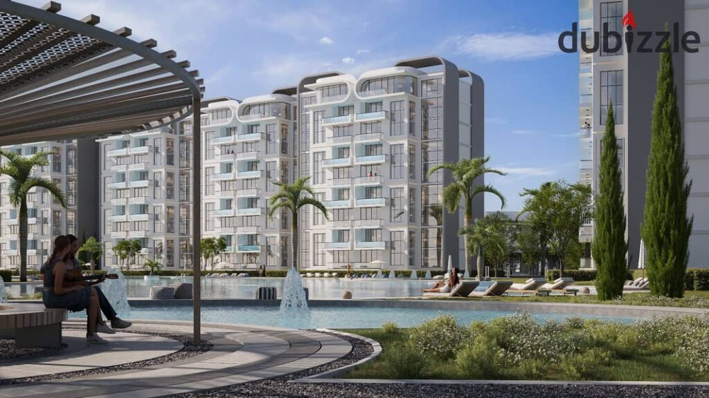 شقة غرفتين دايركت فيو عاللاجون بمقدم 10% على 10 سنين في العاصمة الادارية الجديدة بجوار الحي الدبلوماسي 0