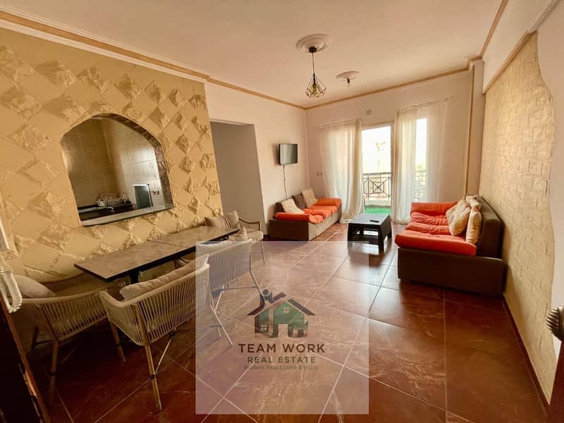 شقة للايجار مفروشة بارقى احياء الشيخ زايد  Furnished apartment for rent in one of the most prestigious neighborhoods of Sheikh Zayed 0