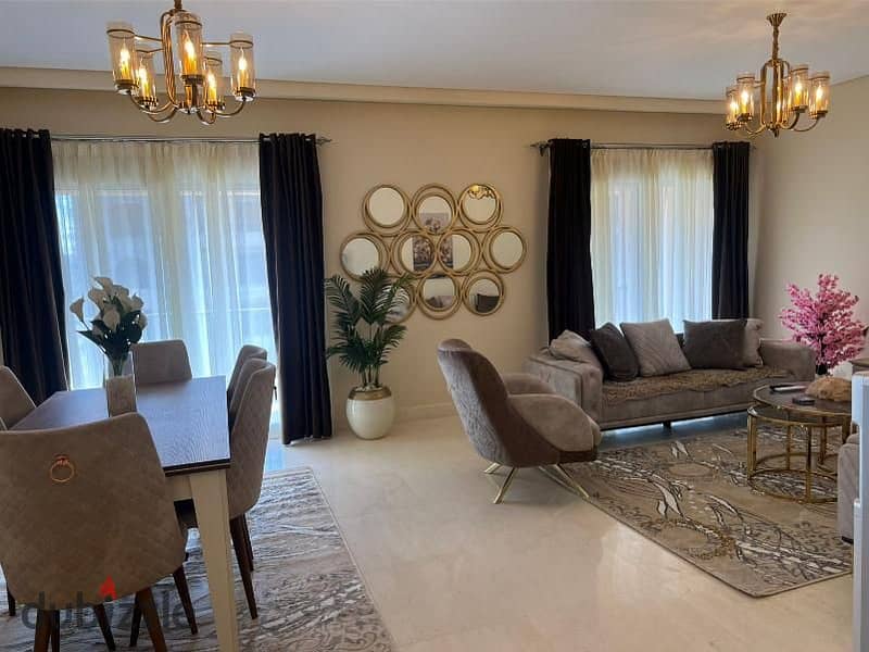 شقة غرفتين نوم للإيجار في كمبوند 90 افينيو ، القاهرة الجديدة - مفروشة بالكامل - موقع مميز 0