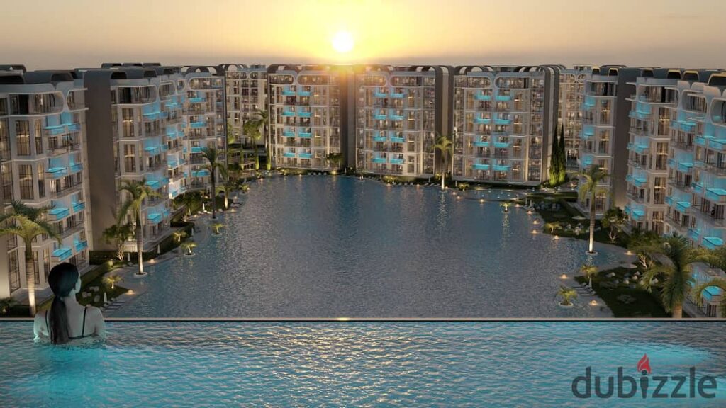 فرصة ستوديو بحري بView لاجونز وهم للبيع بسعر مش هيتكرر في ارقى واميز كمبوند في العاصمة الادارية 0