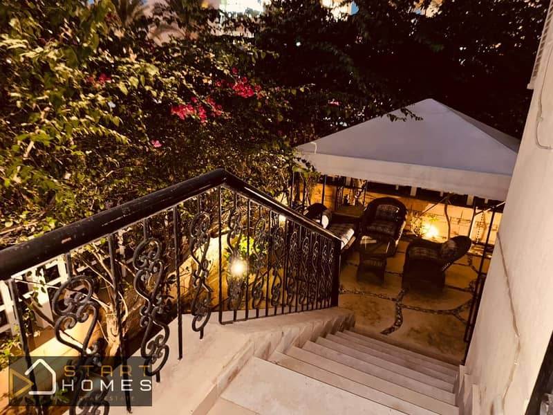 فرصة مميزه شقه للايجار مفروش لمحبين الارضي بجاردن - تشطيبات خاصة - فرش مجهز - بحالة ممتازه - المرحلة العاشرة- خطوات من افينيو مول 0