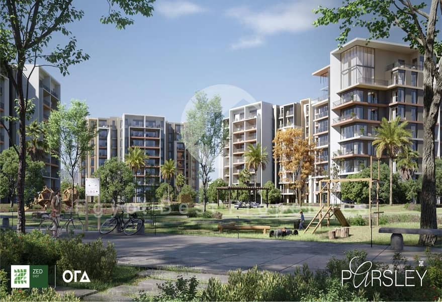 شقه  غرفتين  متشطبه بالتكييفات من اورا بالتقسيط ع 10سنوات 0