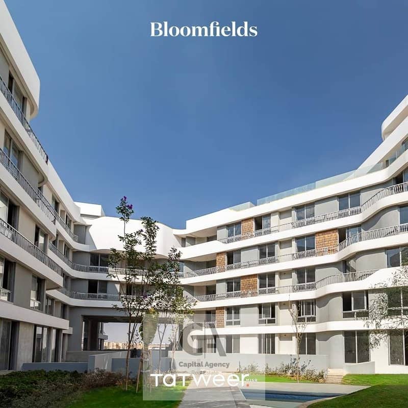 شقه للبيع في بلوم فيلدزغرفتين في المستقبل ستي احجزوحدتك في مرحله جديده بمقدم 5% فقط  بقسط يصل الي 10 سنوات امام مدينتي مباشره |  *Bloom fields * 0