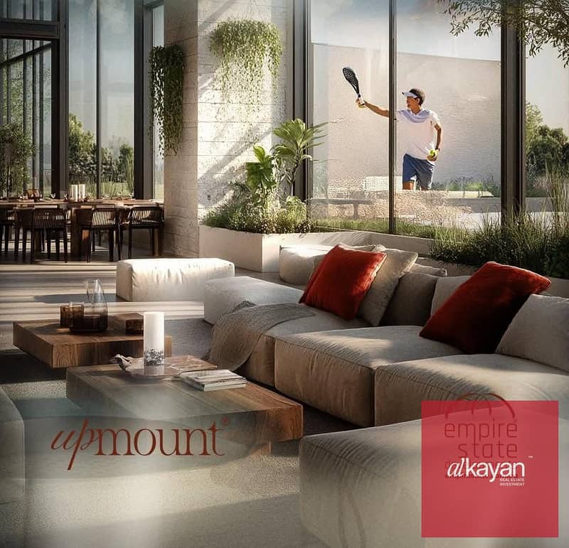 علي اطول فترت سداد . شقة 3 غرف للبيع في العاصمة الإدارية بكمبوند Up Mount Residence 0