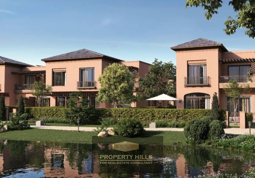 فيلا للبيع بسعر لقطه بشارع النزهه في الشيخ زايد بجانب cairo gate اعمار برايم لوكشن فيو لاند سكيب بالتقسيط 0