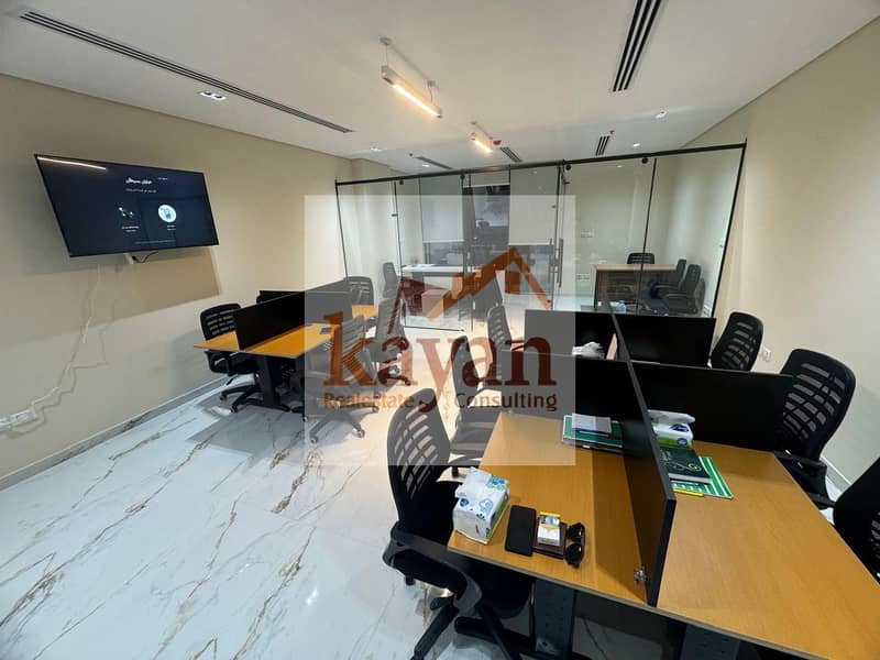 مكتب إداري متشطب للإيجار داخل هايد بارك – التجمع الخامس 0