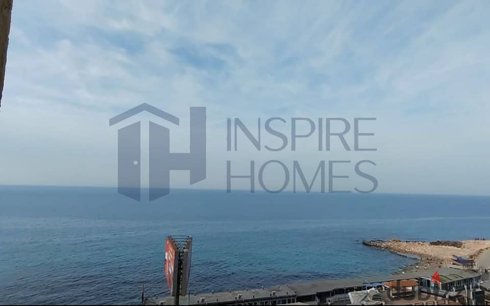 شقة مفروشة للإيجار 120م كامب شيزار  على البحر مباشرة 0