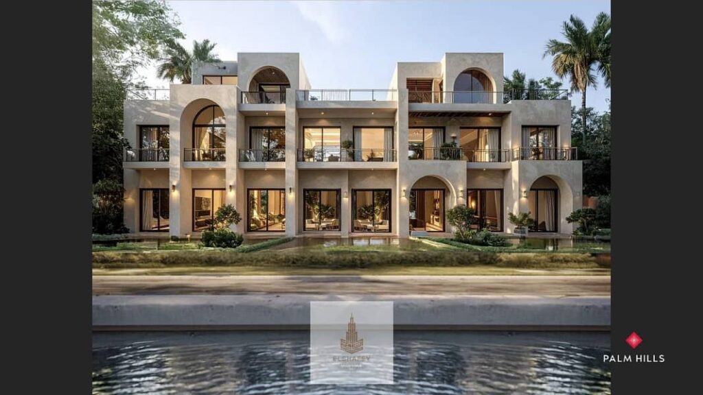 شقه للبيع داخل العاصمه كمبوند جيريان شركه بالم هيلز 0