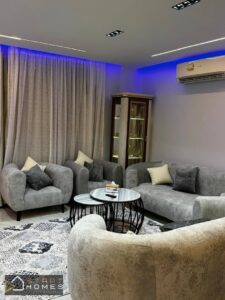 شقه مفروشة للإيجار في مدينتي B15 بفيو وايد جاردن مساحه 150 متر تشطيبات خاصه 45,000 ج.م