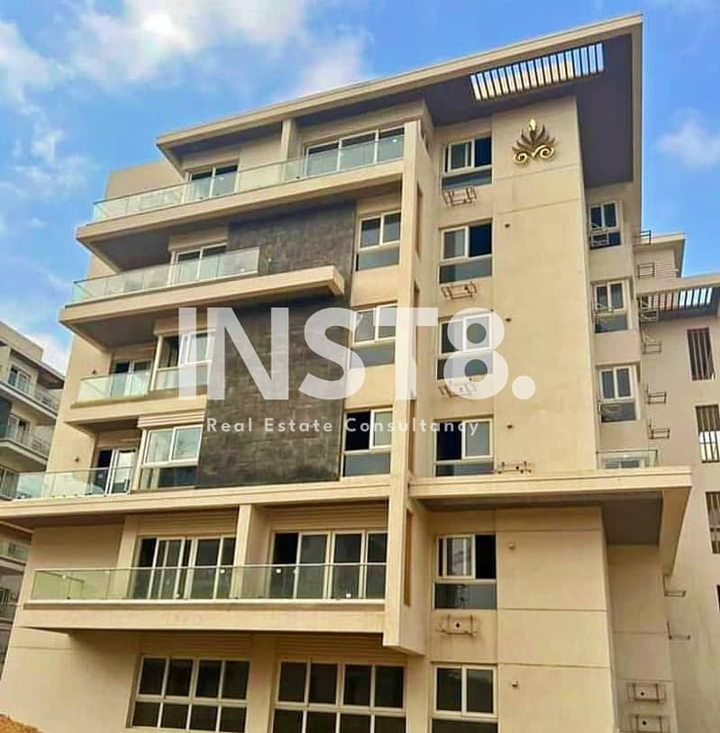 شقة 4غرف كورنر فيو للبيع فوري كمبوند ماونتن فيو اي سيتي التجمع 0