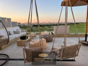 استلم فورا بنتهاوس 245 متر متشطب علي الجولف بفيو بانورامي في Palm Hills Badya 6,500,000 ج.م