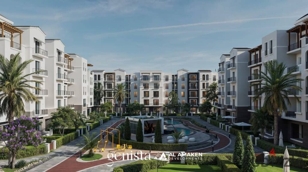 للبيع استديو 50م في كمبوند جانيستا  بسعر اللونش مقدم 5% فقط 0