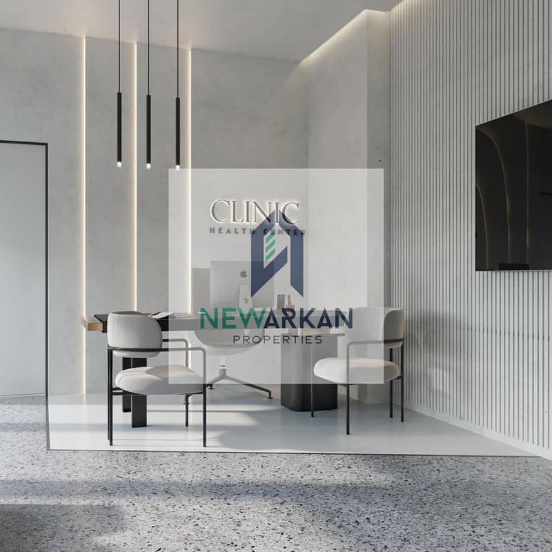 عياده 36م للبيع علي المحور مباشرة بمقدم 400الف واقساط حتي 10 سنوات 0