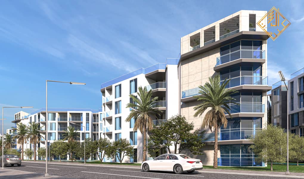 شقه للبيع 166 متر بقسط شهري 36 الف ب اميز لوكيشين علي طريق الواحات 0